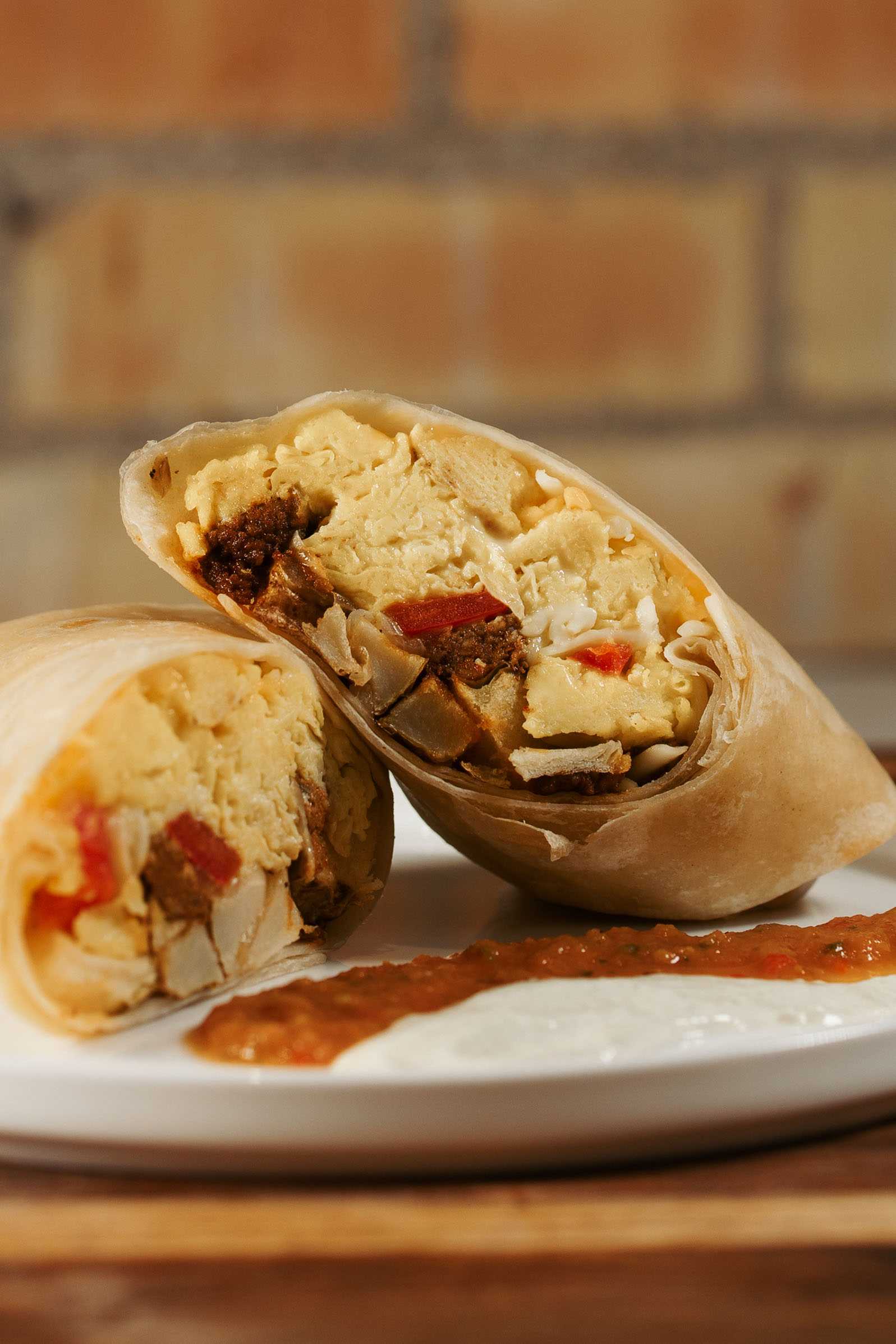 Wrap Savory Meat Cheese